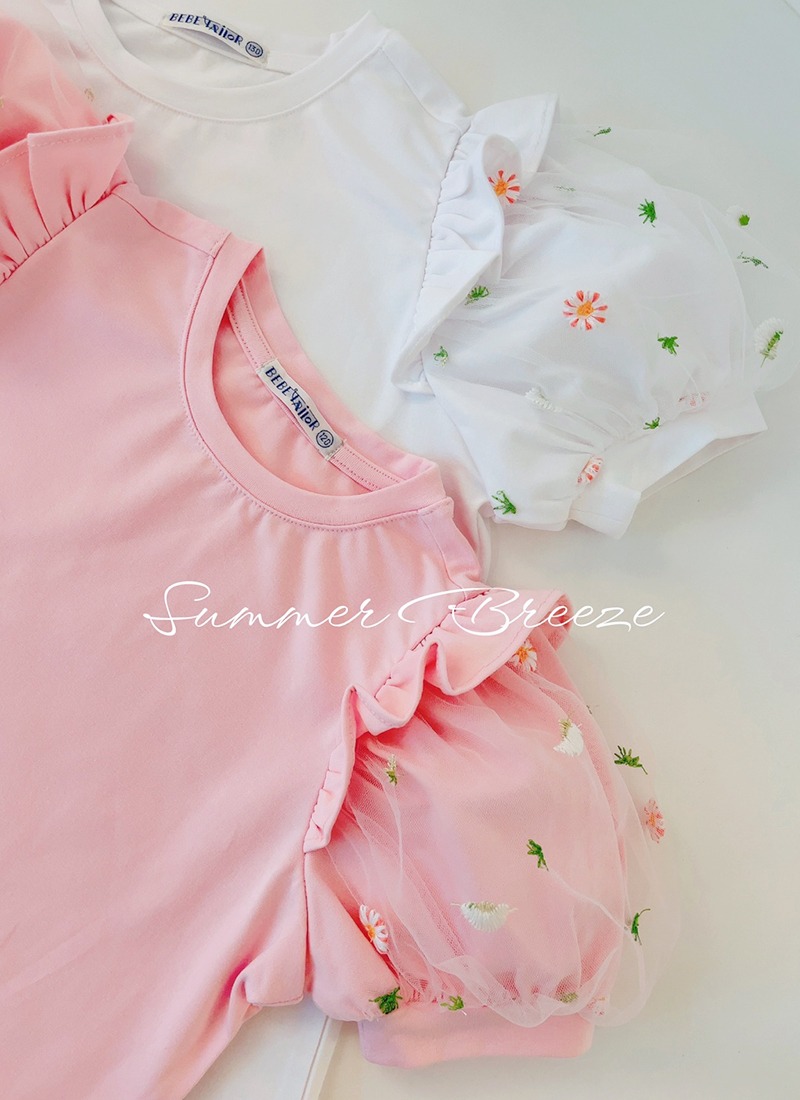세트특가)썸머브리즈 티셔츠(화이트+핑크)
